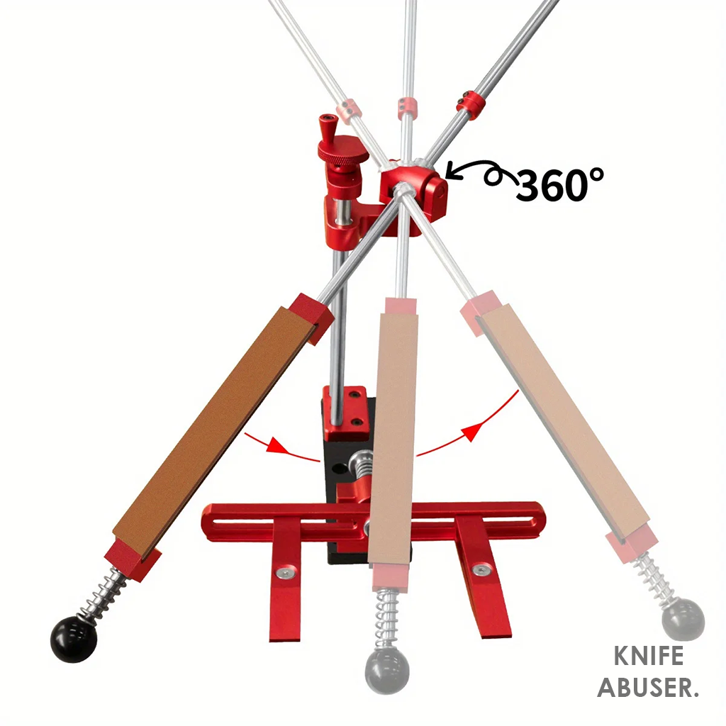 (Level 5 Professional) RED PRECISION Knife Sharpener