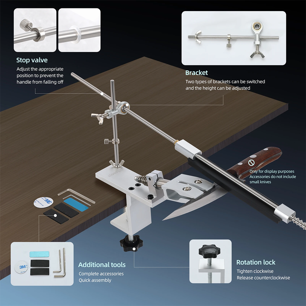 (Level 3 Professional) Flippable Knife Sharpener