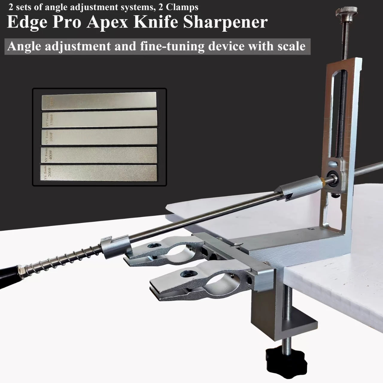 Precision Fixed-angle Knife Sharpener (Level 5 Professional)